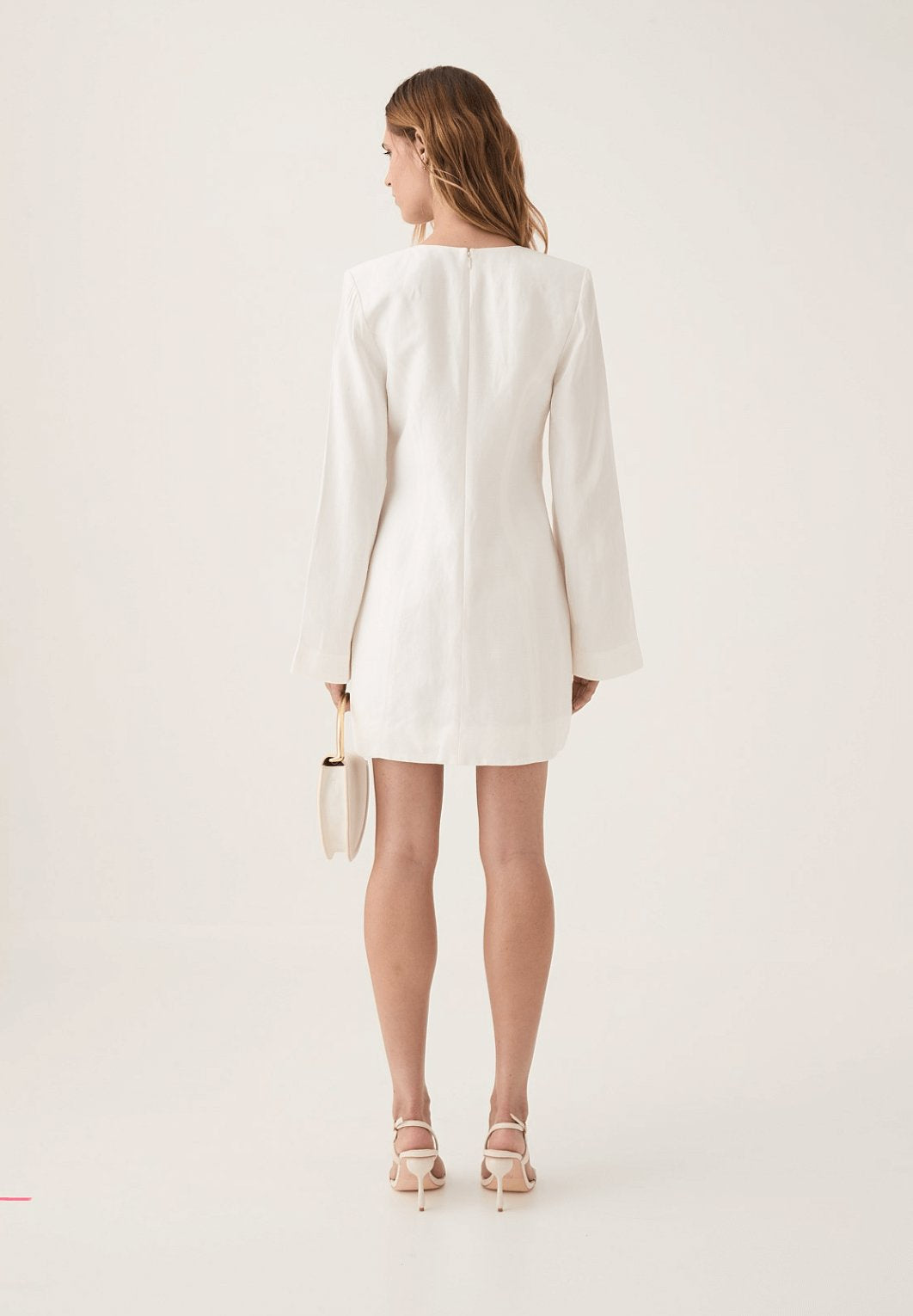 aje bettina pendant mini dress Aje Bettina Pendant Mini Dress in Ivory