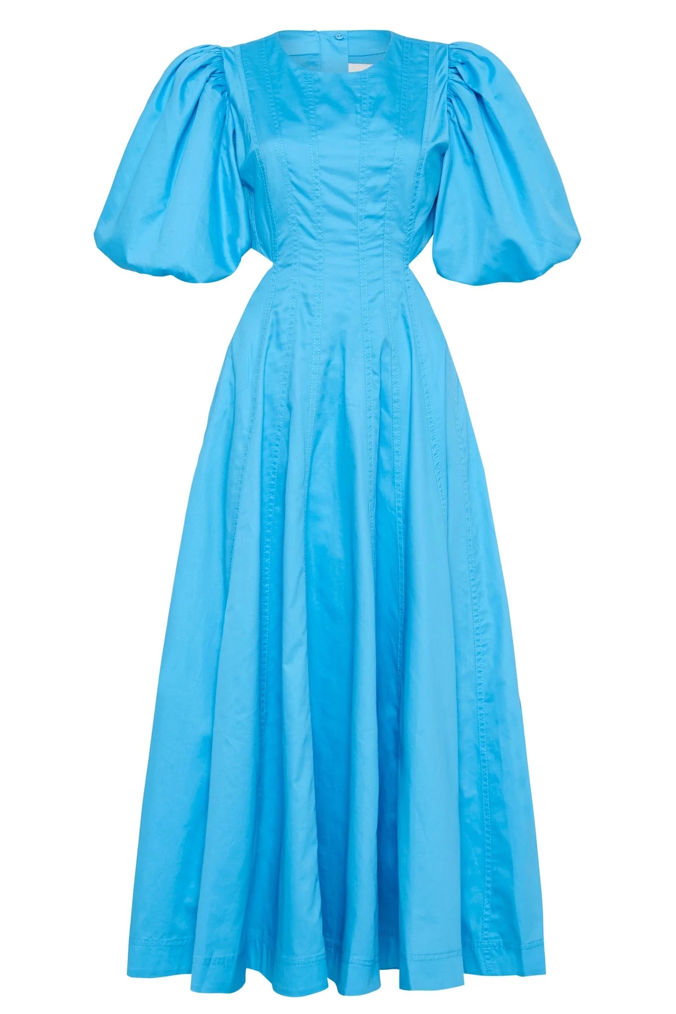 Aje Cerulean Falling Water Maxi Dress 