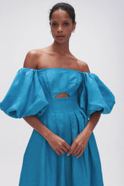 Aje Eugenie Off Shoulder Midi Dress Dress 