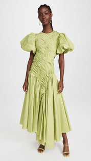 Aje Siren Drawstring Midi Dress Dress 