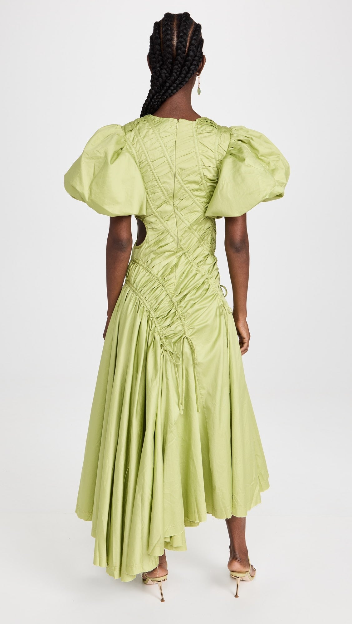 Aje Siren Drawstring Midi Dress Dress 