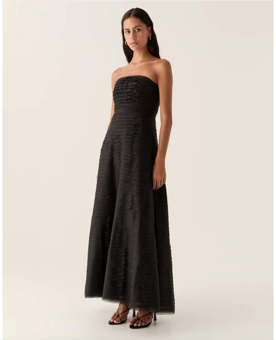 Aje Soundscape Maxi Dress Black 