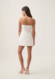 Aje Telma Ruffle Micro Mini Dress 