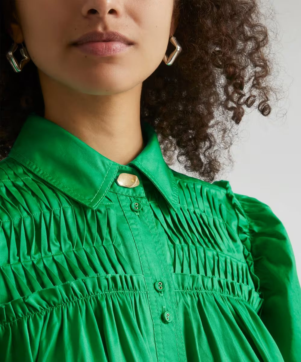 Aje Tidal Tucked Smock Mini Dress Dress 