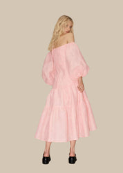 Alemais Aria Tie Neck Midi Dress Dress 