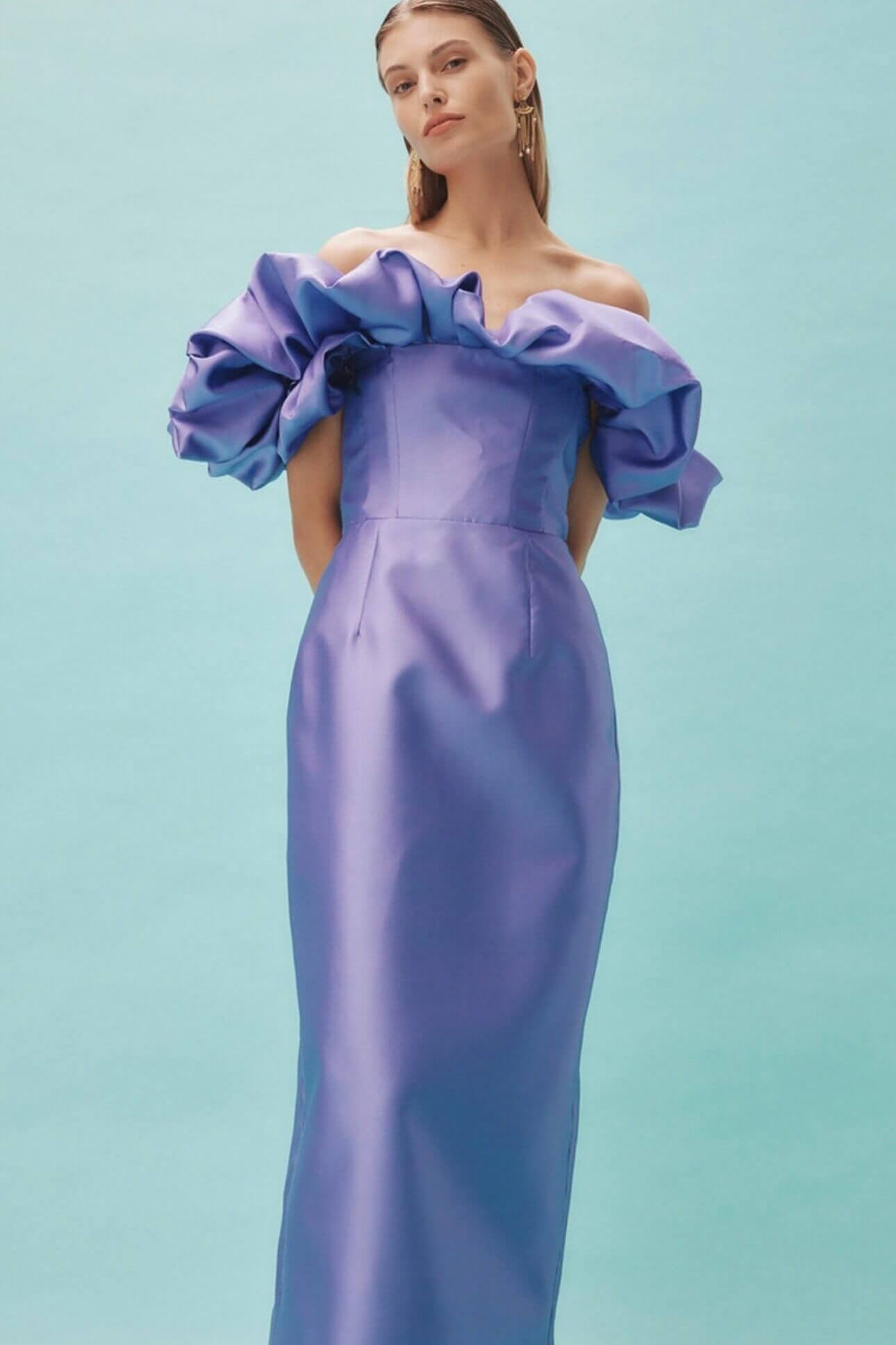 Alemais Suzi Off Shoulder Midi Dress Dress 