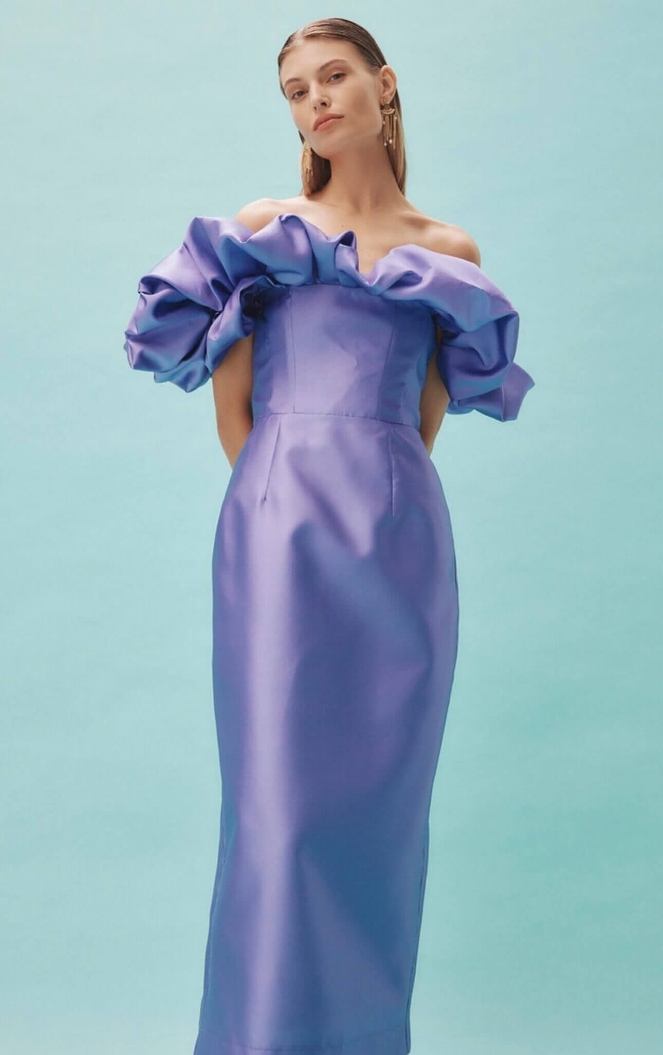 Alemais Suzi Off Shoulder Midi Dress Dress 