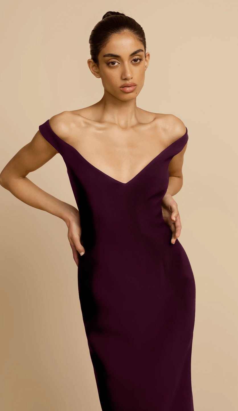 Arcina Ori Ellery Dress Plum Dress 