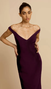 Arcina Ori Ellery Dress Plum Dress 