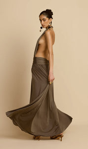 Arcina Ori Santina Dress Khaki Dress 