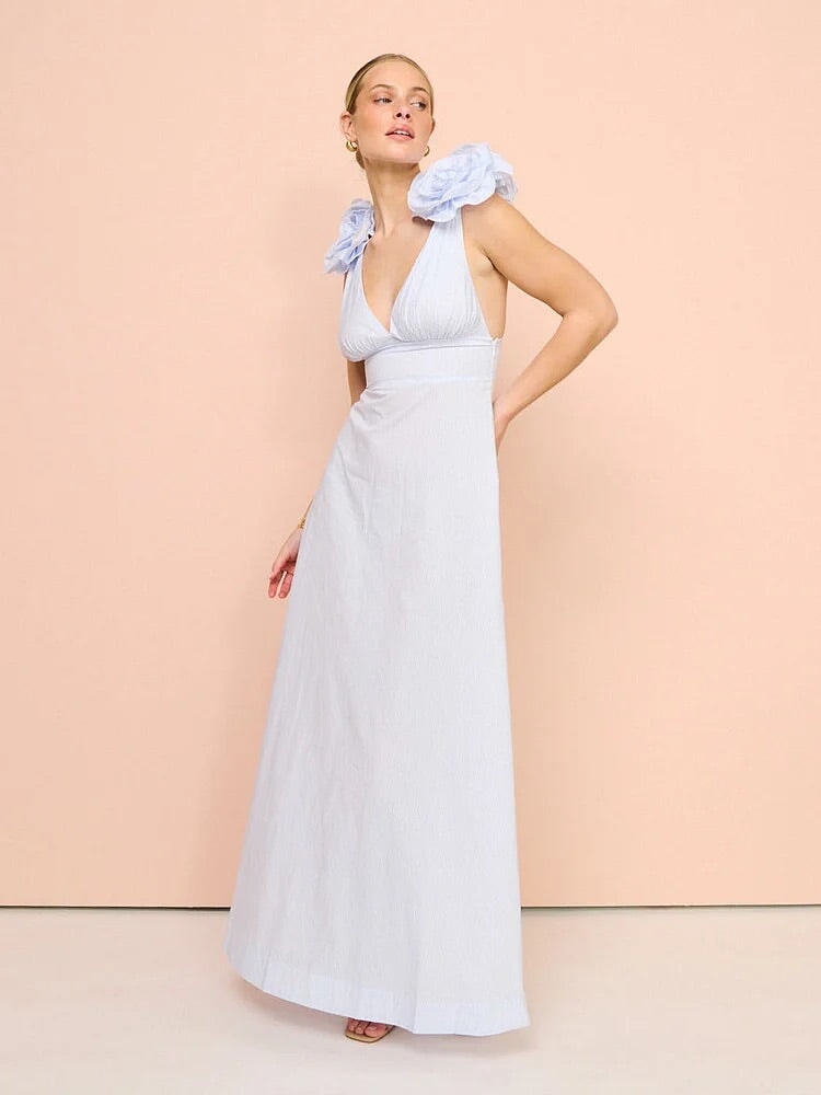 Aston Studio The Eliza Dress Ice Blue Dress 