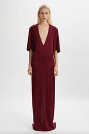 Beare Park Marlow Dress Burgundy Dress 