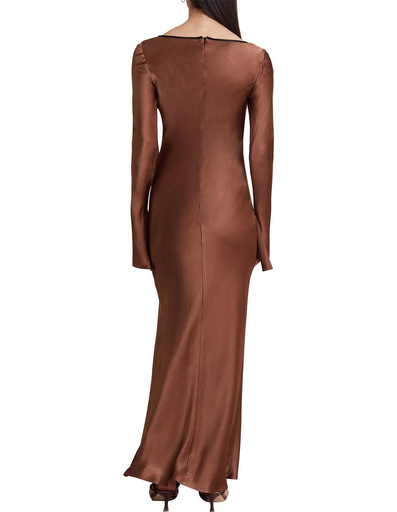 Annika Long Sleeve Maxi Dress – Eastend Wardrobe