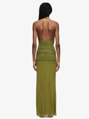 Bec & Bridge Cassis Drape Maxi Dress Fern Dress 