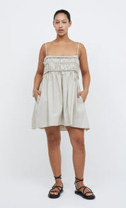 Bec & Bridge Eli Mini Dress Oyster 
