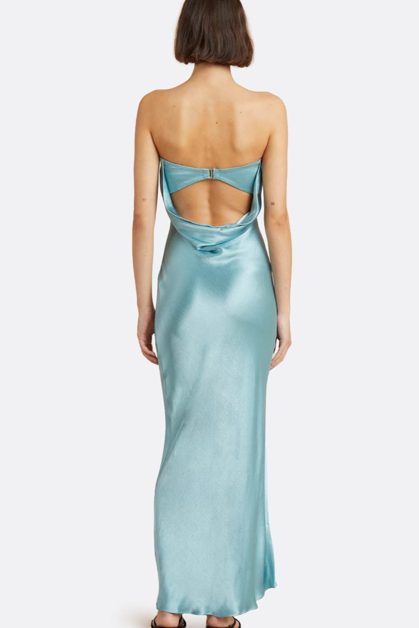 Bec & Bridge Moondance Strapless Dress Seaspray Dress 