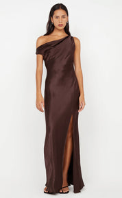 Bec & Bridge Sol Asym Dress Chocolate Dress 