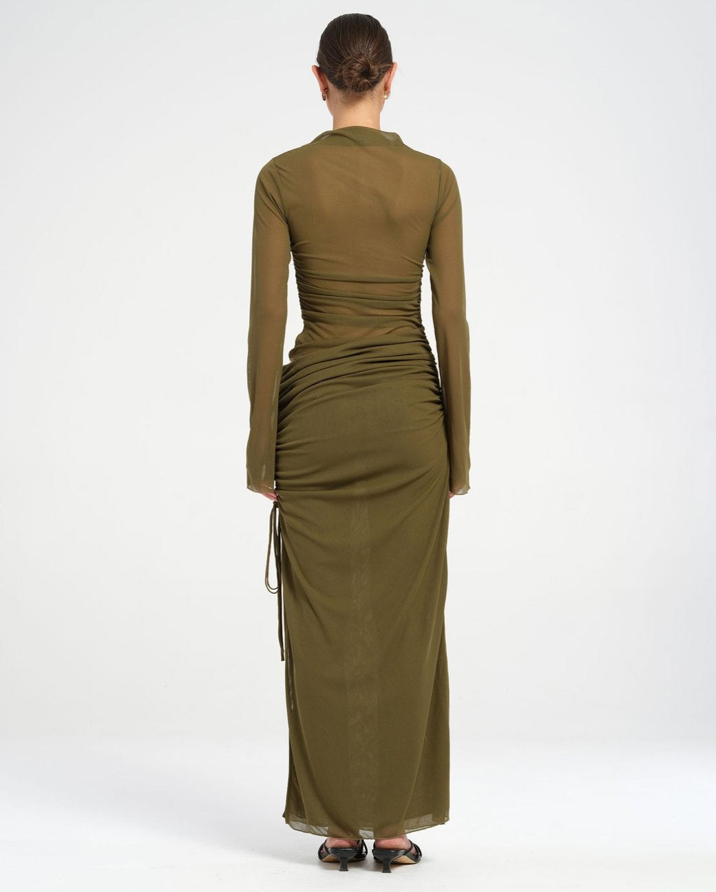 Benni Mable Maxi Dress Khaki Dress 