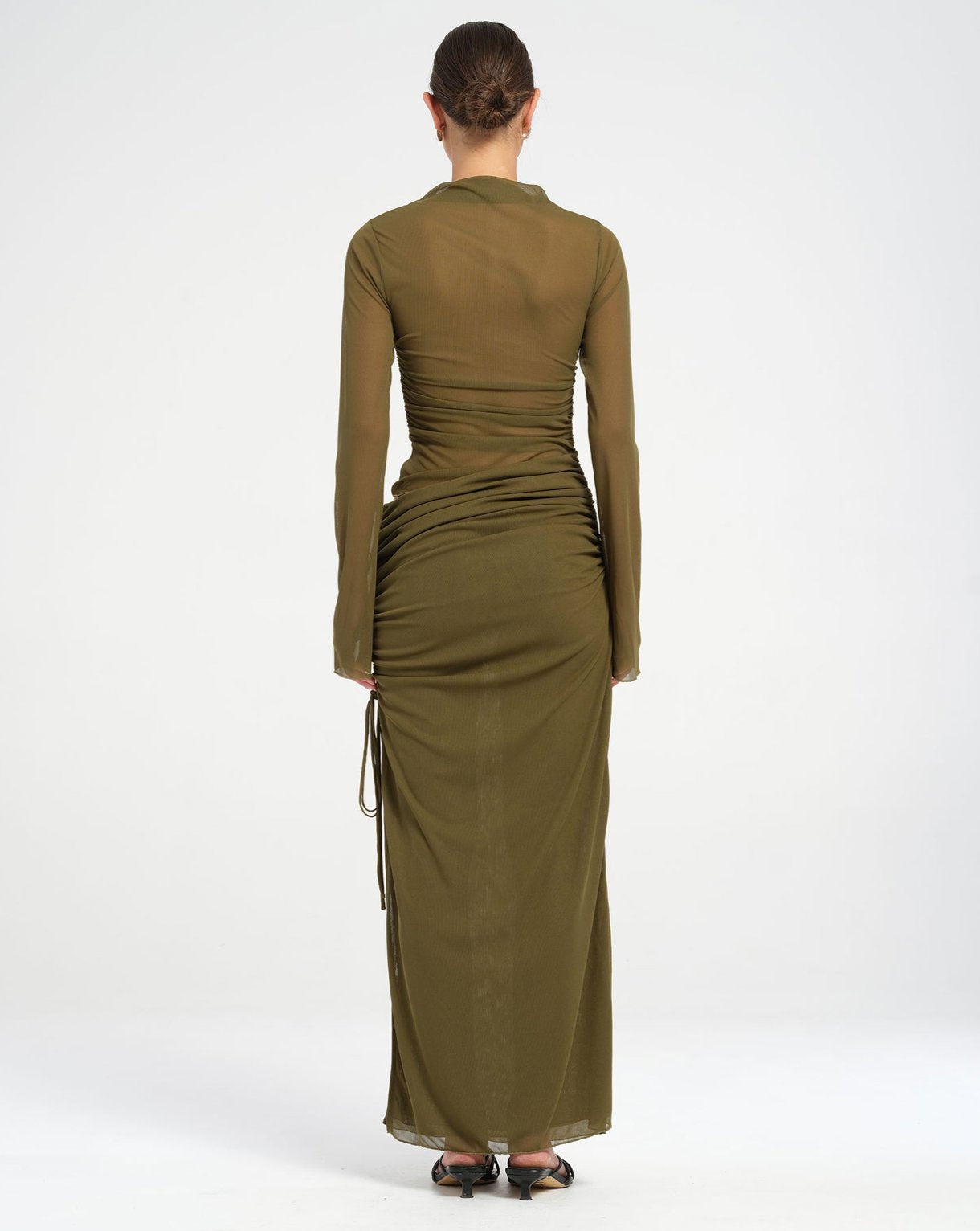 Benni Mable Maxi Dress Khaki Dress 