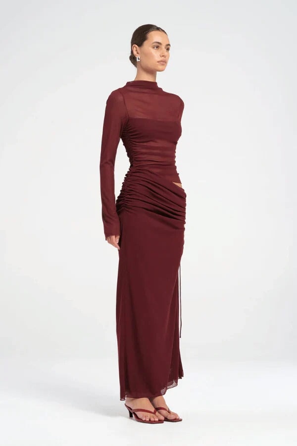 Benni Mable Maxi Dress Plum Dress 