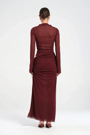 Benni Mable Maxi Dress Plum Dress 