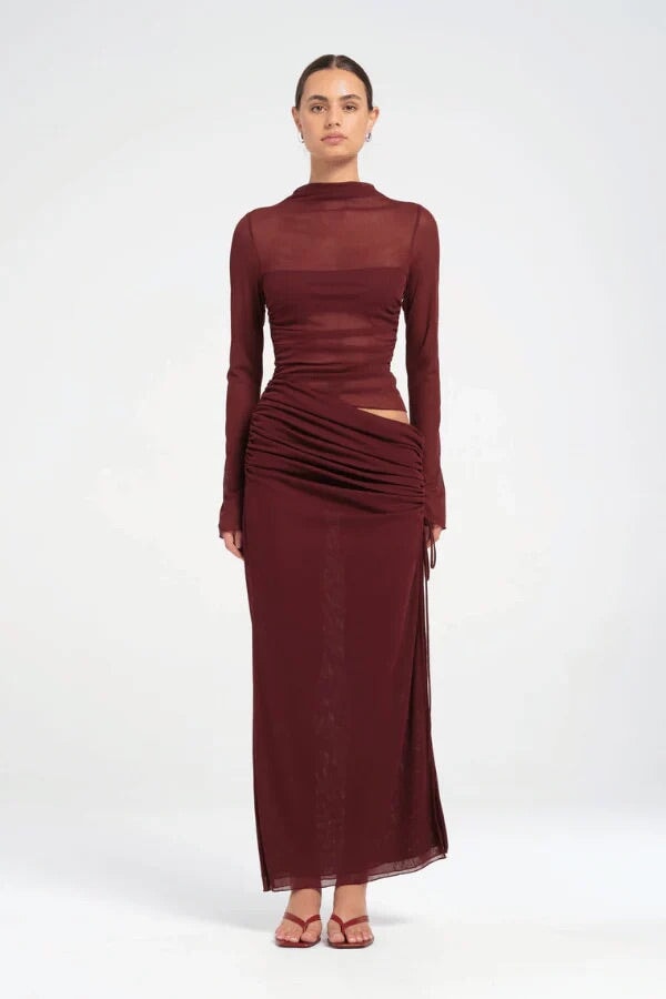 Benni Mable Maxi Dress Plum Dress 