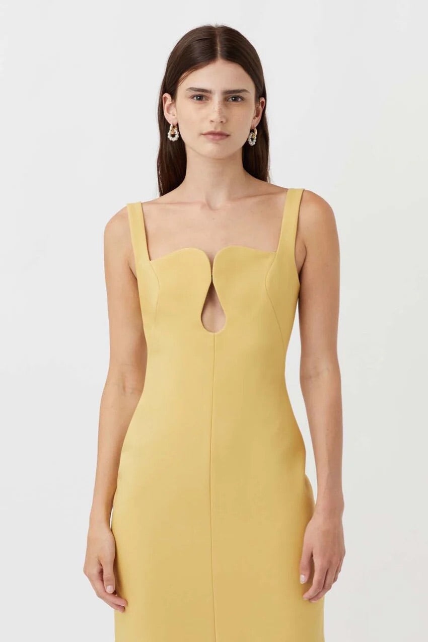 Camilla And Marc Brixton Dress Mustard Dress 