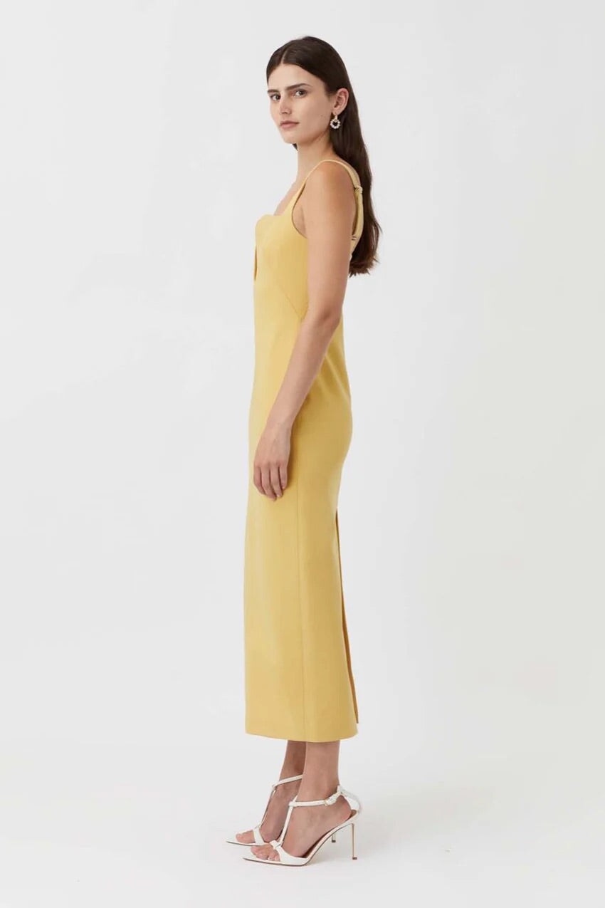 Camilla And Marc Brixton Dress Mustard Dress 