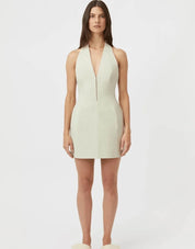 Camilla And Marc Petra Mini Pistachio Grey Dress 