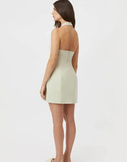 Camilla And Marc Petra Mini Pistachio Grey Dress 