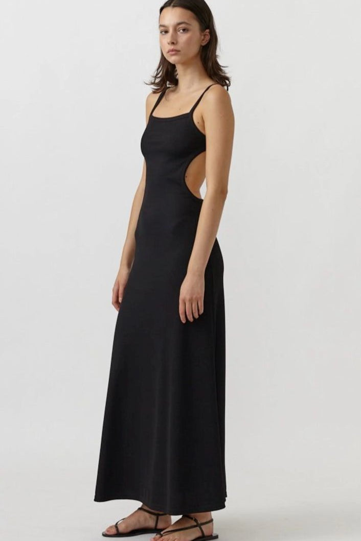 Christopher Esber Backless Wire Dress Black Dress 