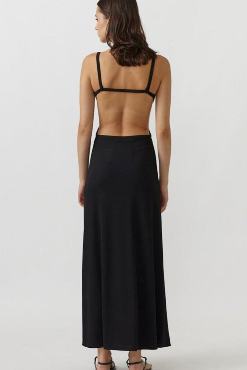 Christopher Esber Backless Wire Dress Black Dress 