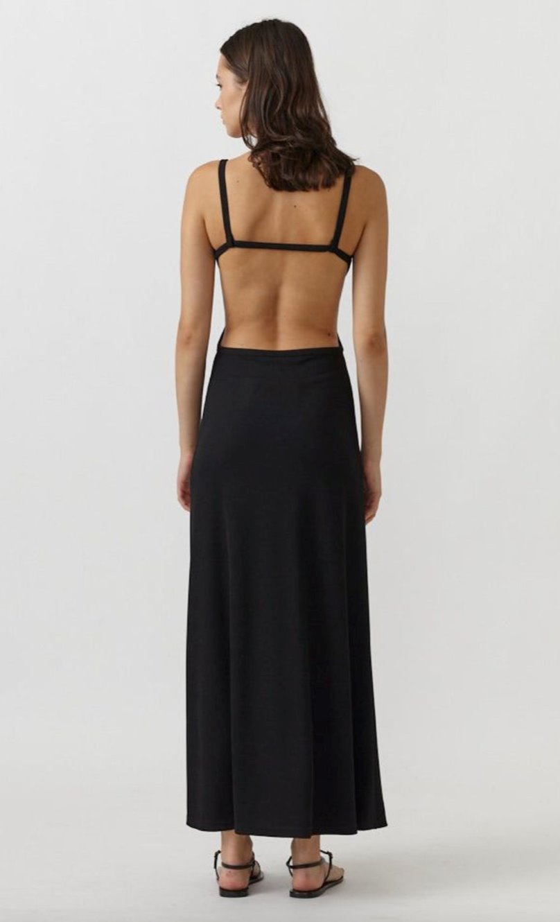 Christopher Esber Backless Wire Dress Black Dress 