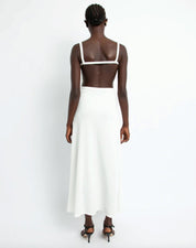 Christopher Esber Backless Wire Dress White Dress 