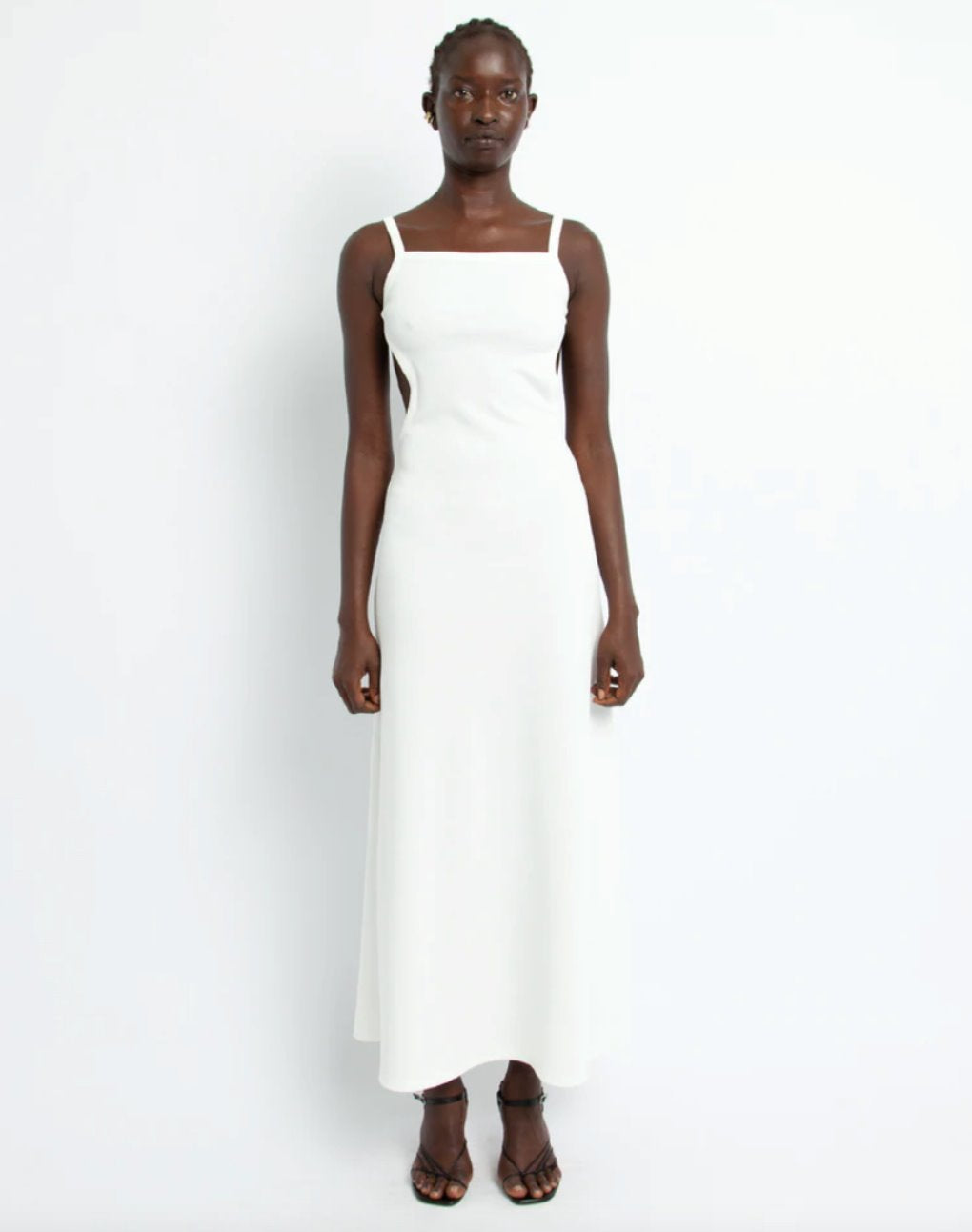 Christopher Esber Backless Wire Dress White Dress 