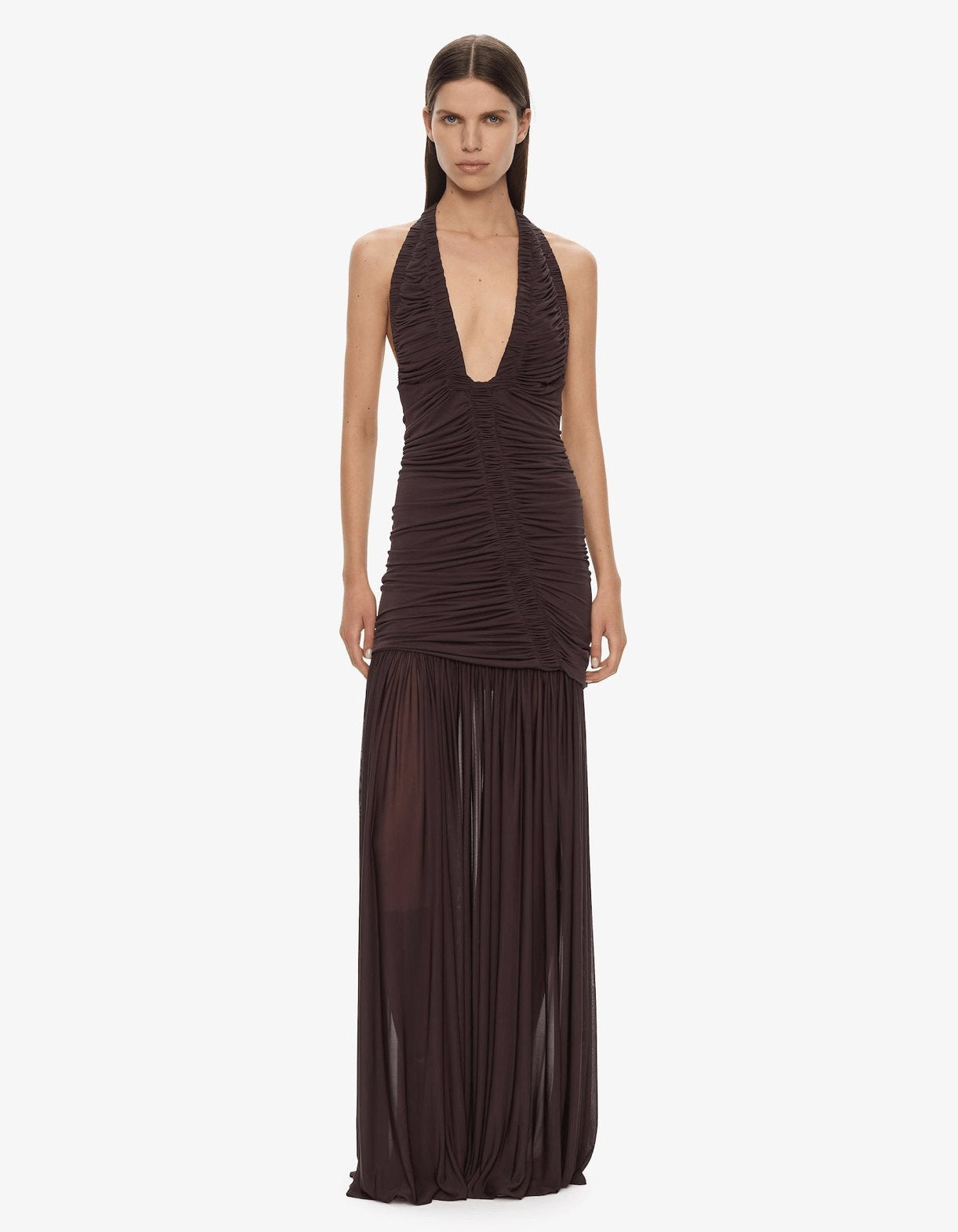 Christopher Esber Orion Gown Malbec Dress 