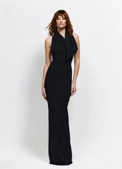 Effie Kats Carlson Gown Black Dress 