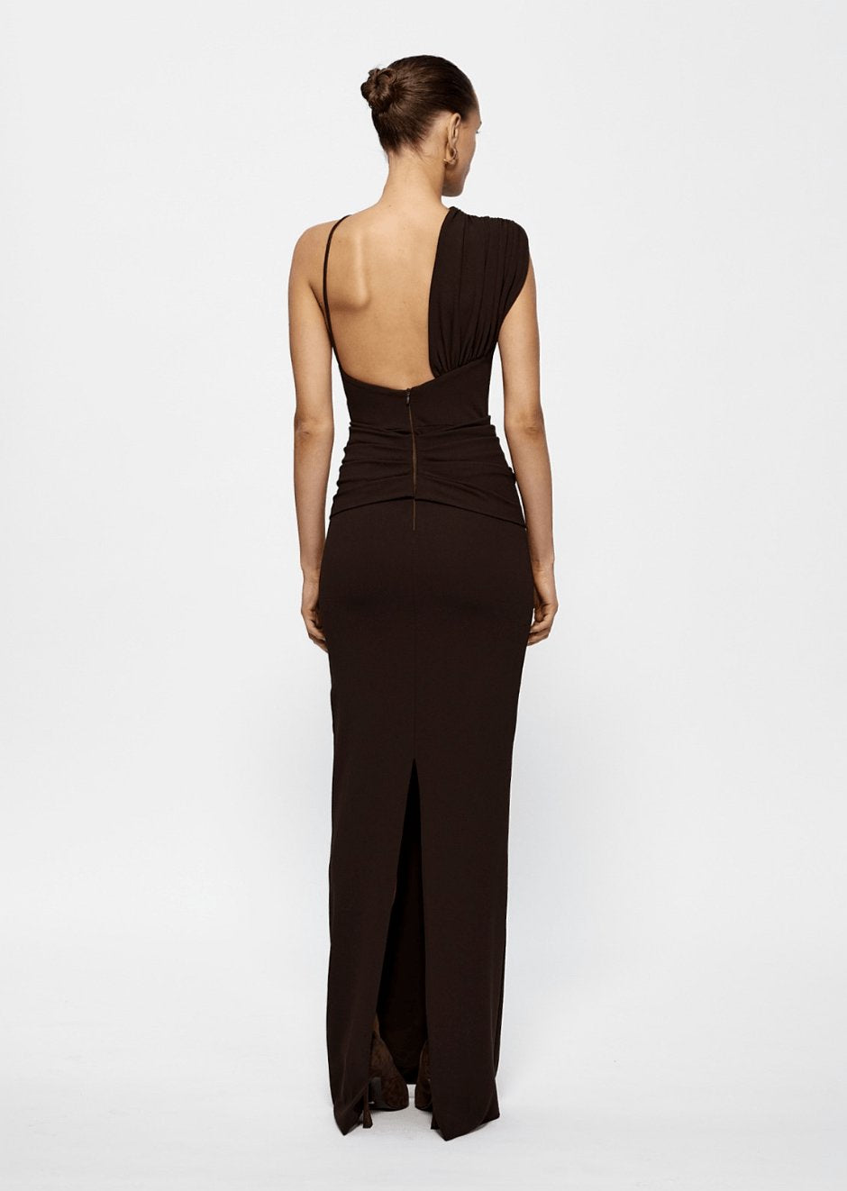 Effie Kats Greer Gown Coffee Dress 