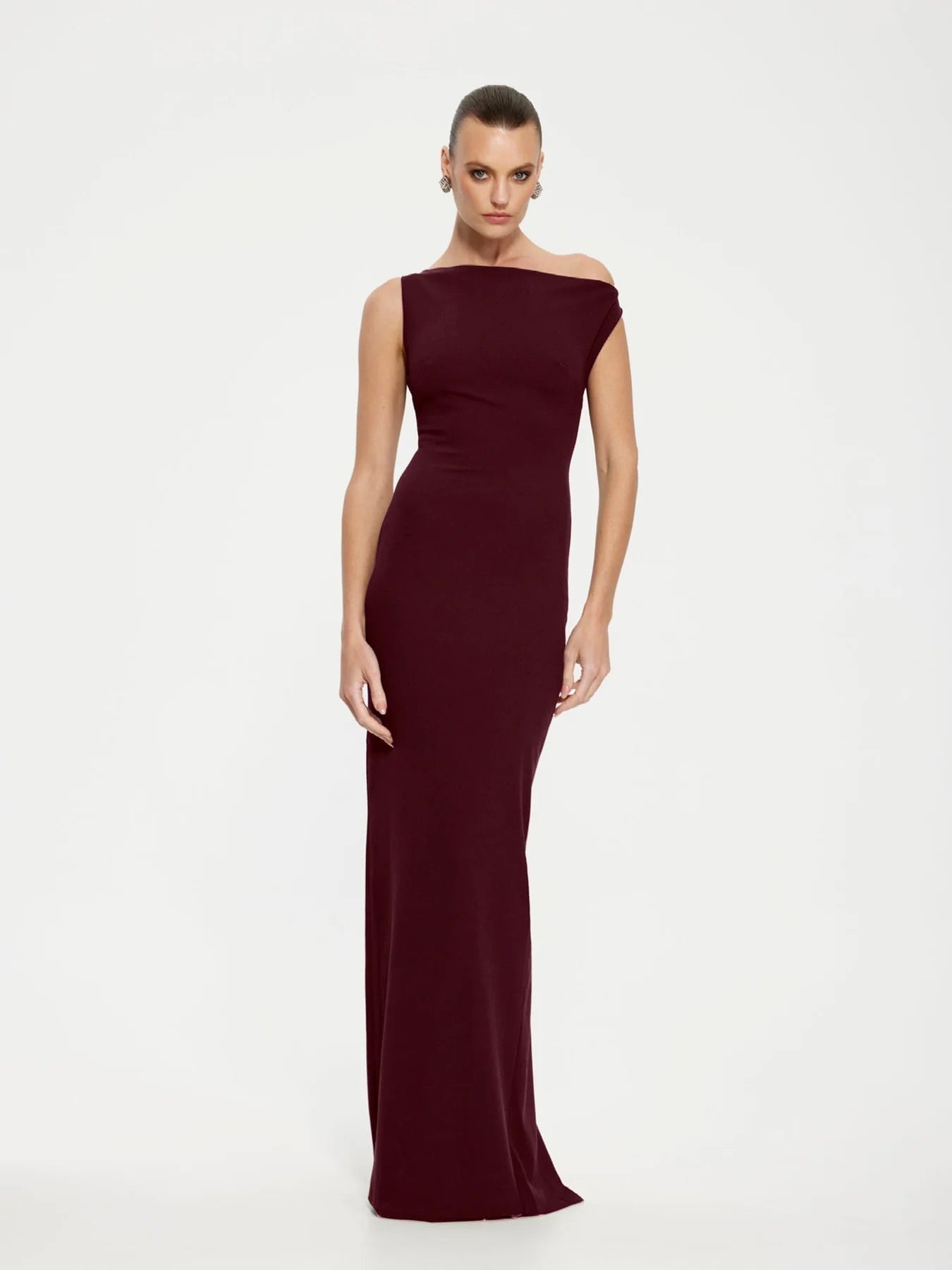 Effie Kats Inaya Gown Wine Dress 