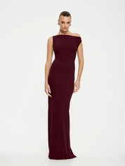 Effie Kats Inaya Gown Wine Dress 
