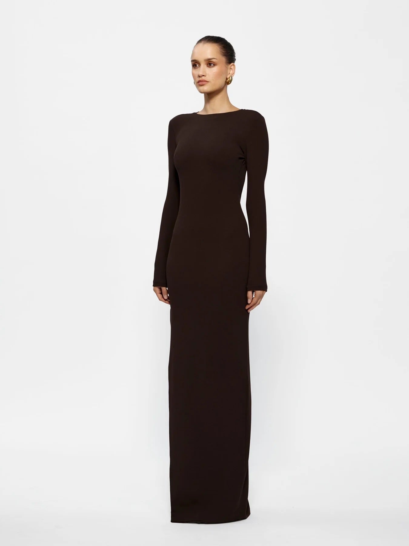 Effie Kats Indie Gown Coffee Dress 