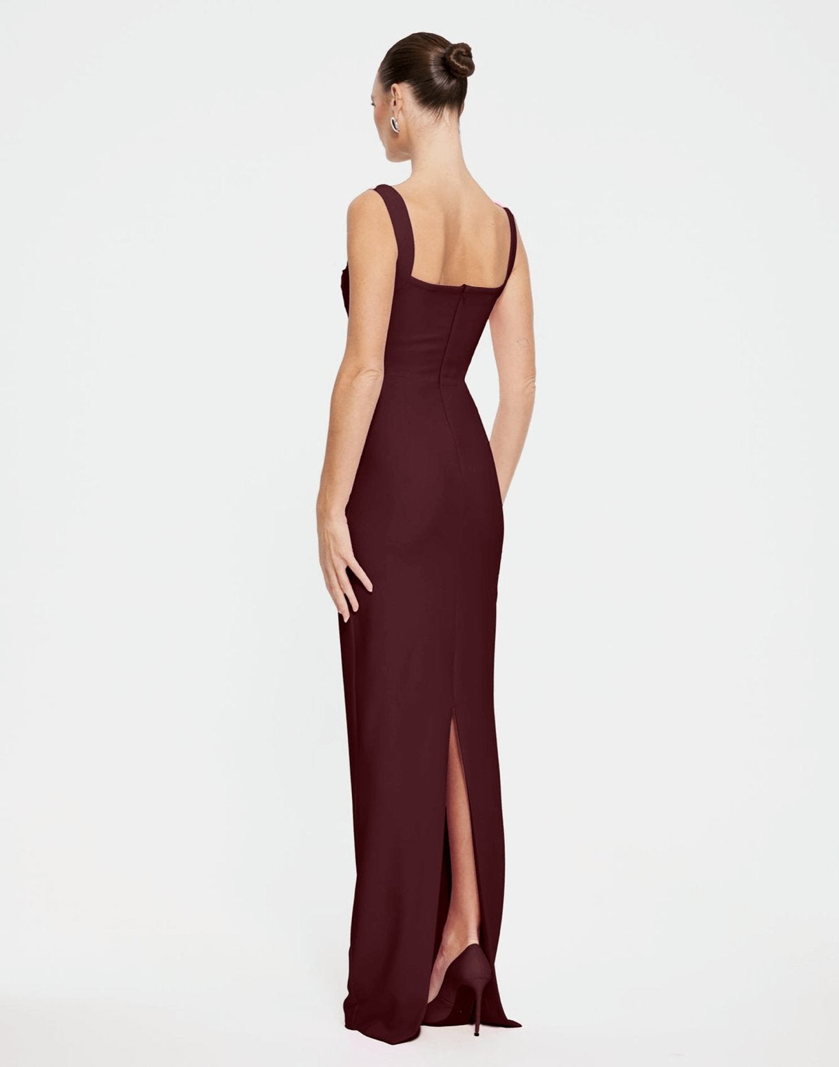 Effie Kats Marbella Gown Wine Dress 
