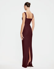 Effie Kats Marbella Gown Wine Dress 