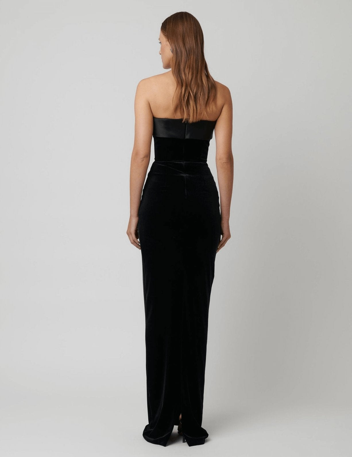 Effie Kats Monroe Gown - Black Velvet Dress 