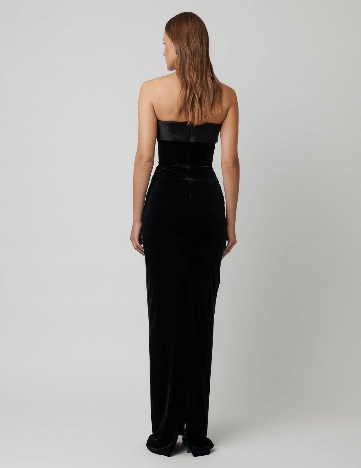 Effie Kats Monroe Gown - Black Velvet Dress 