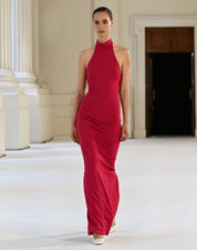 Effie Kats Rhi Gown Raspberry Dress 