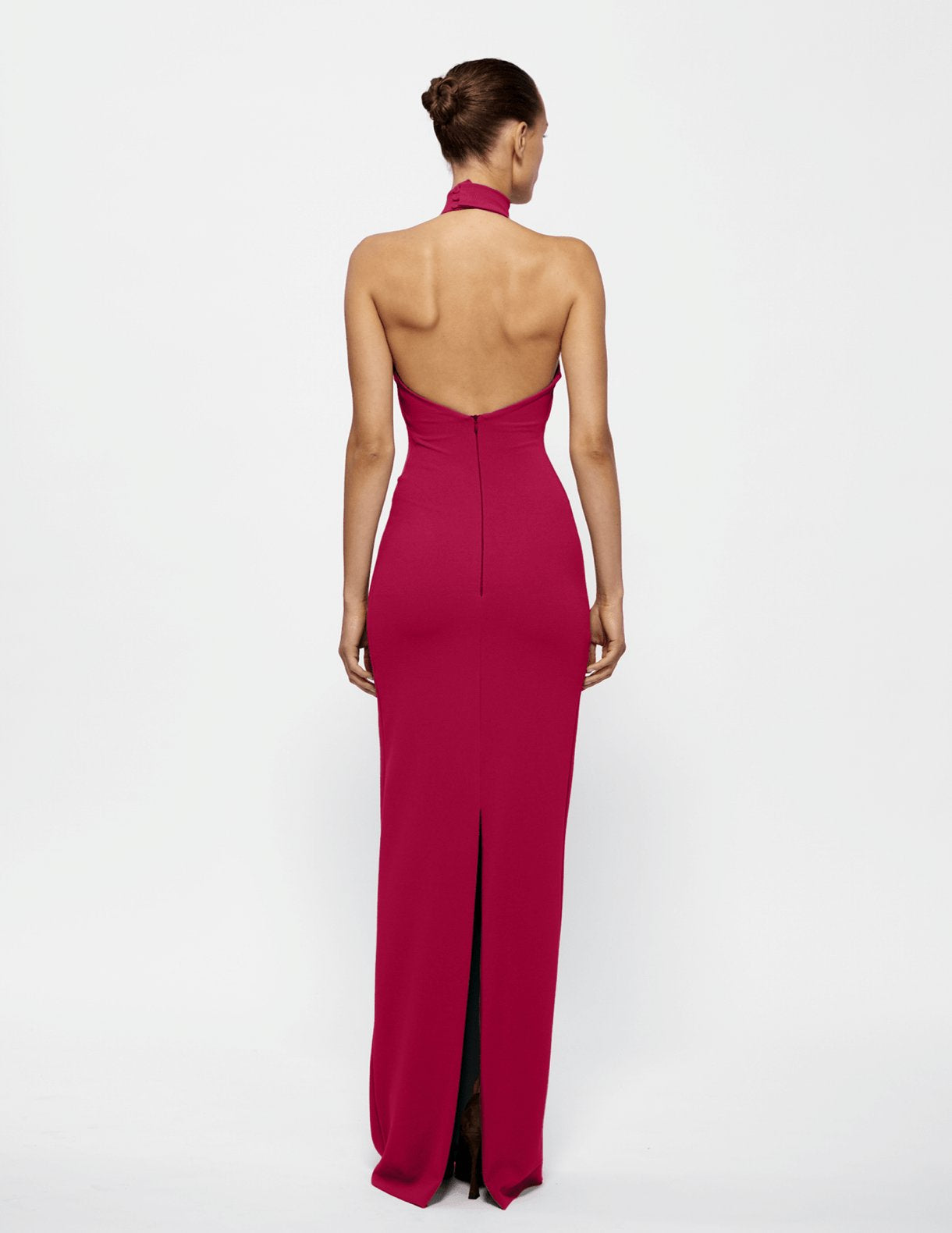 Effie Kats Rhi Gown Raspberry Dress 