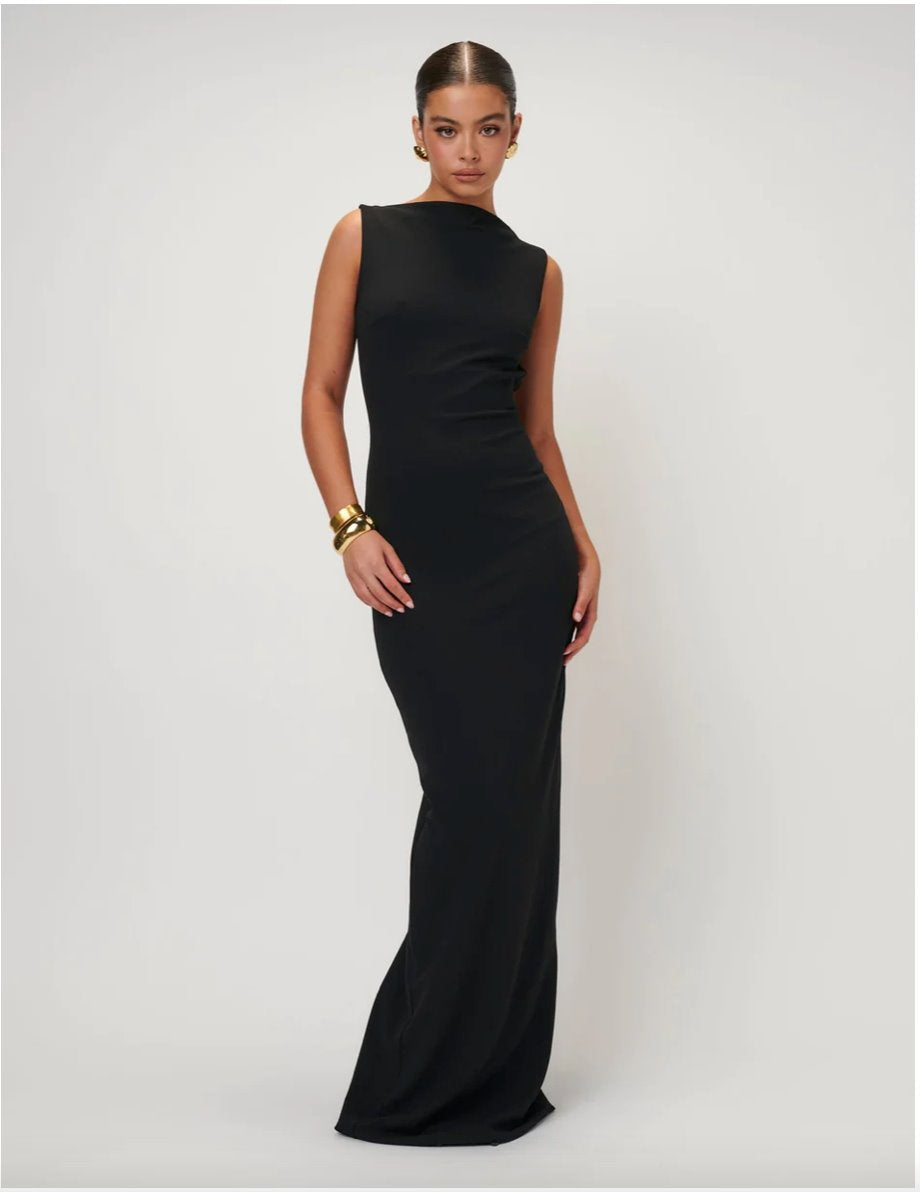 Effie Kats Verona Gown Black Dress 