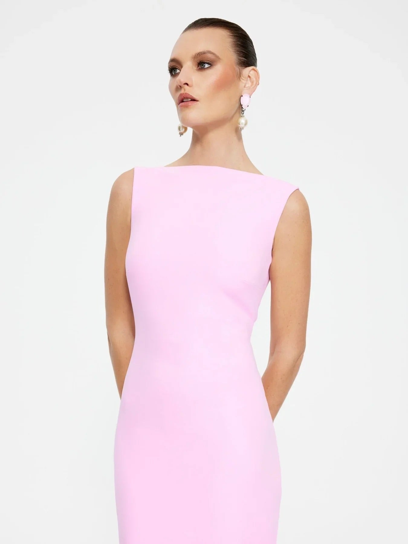 Effie Kats Verona Gown Taffy Pink Dress 