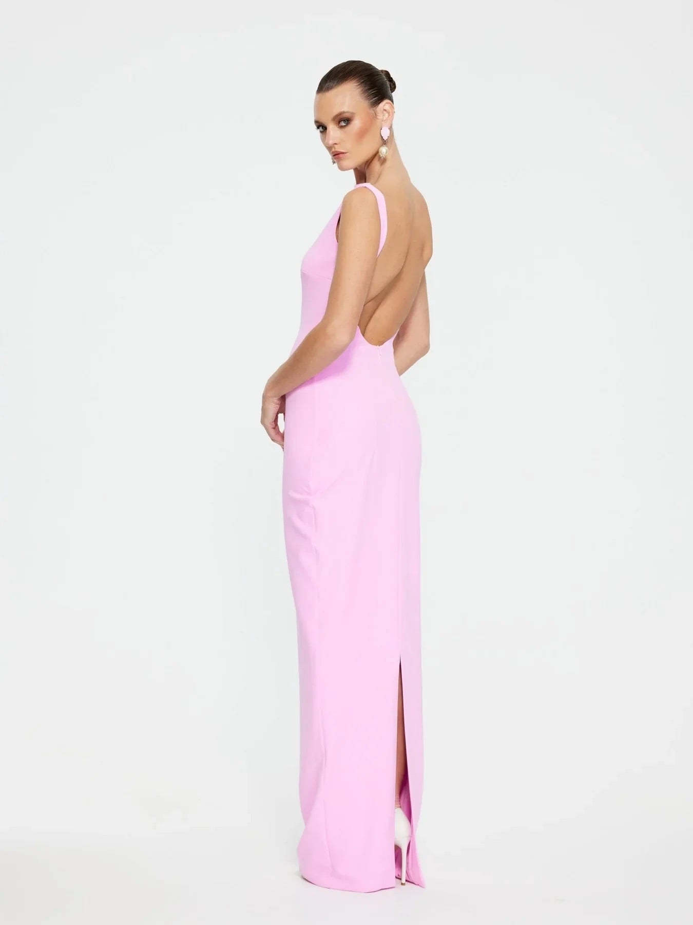 Effie Kats Verona Gown Taffy Pink Dress 